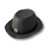 Cappello di tela grigio