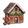 Casa di marzapane di Natale